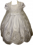 GIRLS CHRISTENING DRESS (0515422) WHITE